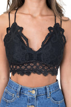 Load image into Gallery viewer, Lace Bralette with Lining - Black