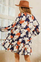 Load image into Gallery viewer, Long Sleeve Floral Dress
