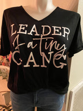 Load image into Gallery viewer, Leader Of A Tiny Gang Twisted Knot Tee
