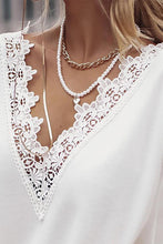 Load image into Gallery viewer, Eyelash Lace Trim Top
