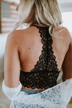Load image into Gallery viewer, Crochet Lace Bralette - Black
