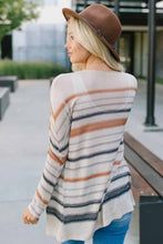 Load image into Gallery viewer, Striped Spice Cardigan
