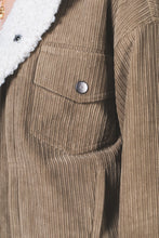 Load image into Gallery viewer, Sherpa Lined Corduroy Jacket
