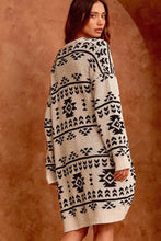Load image into Gallery viewer, Aztec Long Cardigan
